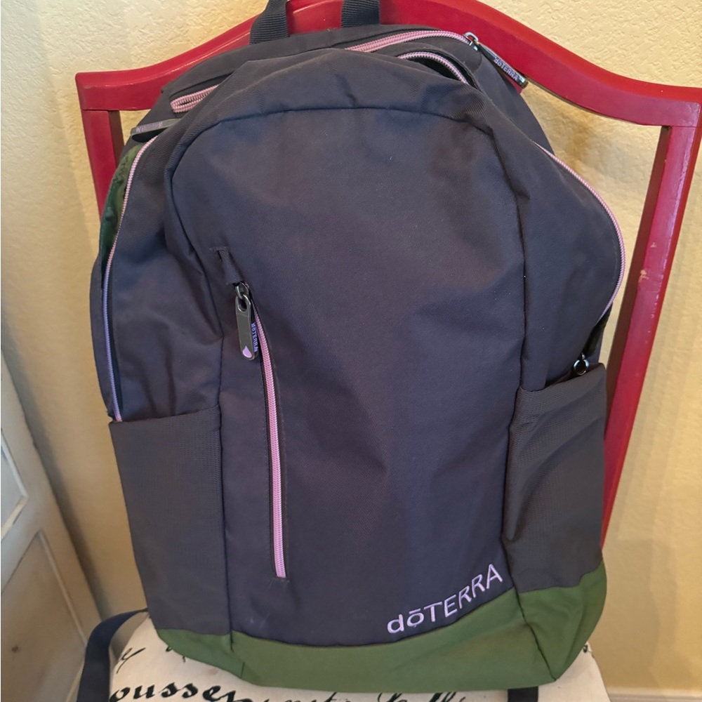 Doterra Black and Green Backpack